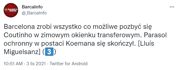 POSTANOWIONE! Tego piłkarza Barca w pierwszej kolejności BĘDZIE SIĘ CHCIAŁA POZBYĆ zimą!